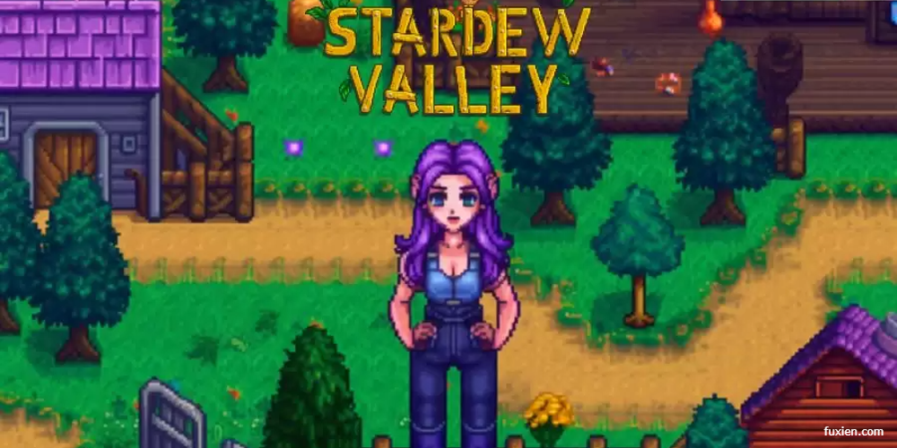 Abigail in Stardew Valley game